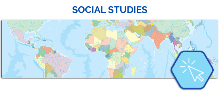 social studies map of world